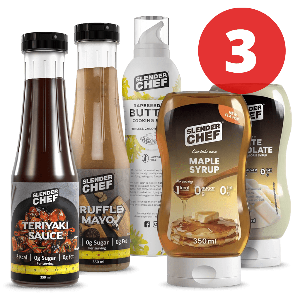 3 Mixed Slender Chef (Topping, Dressing &amp; Cooking Spray)