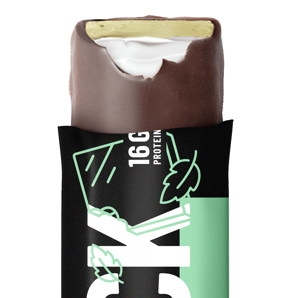 SNCK Protein Bar Fluffy Mint - 10x55g.