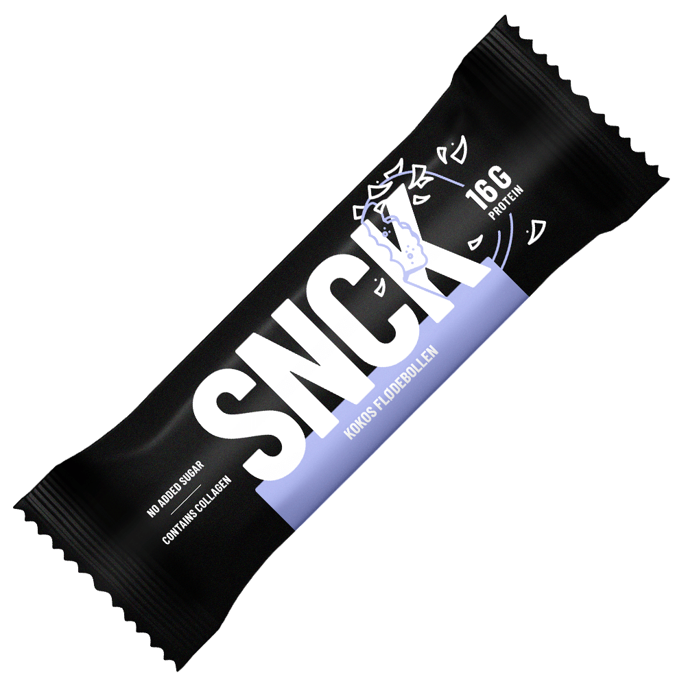 SNCK Protein Bar Coconut Flødebollen - 10x55g.