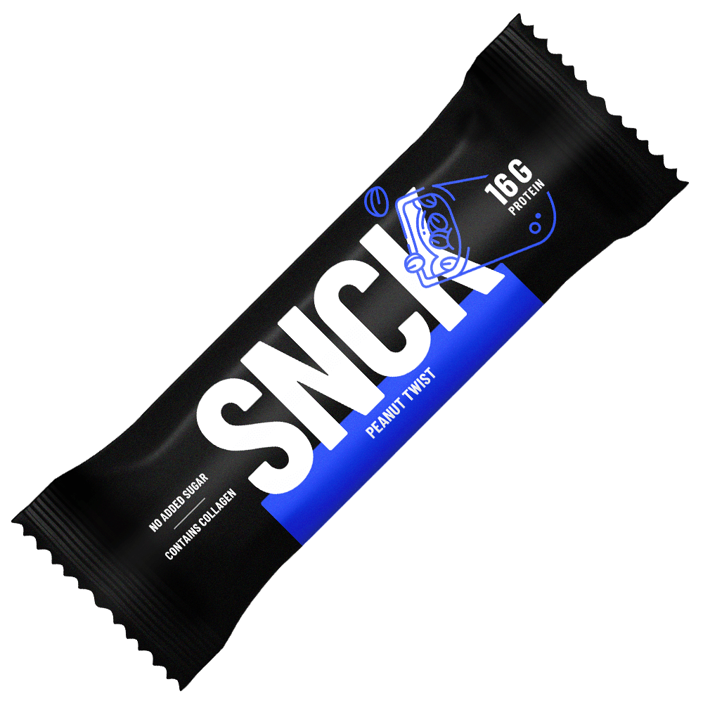 SNCK Protein Bar Peanut Twist - 55g.