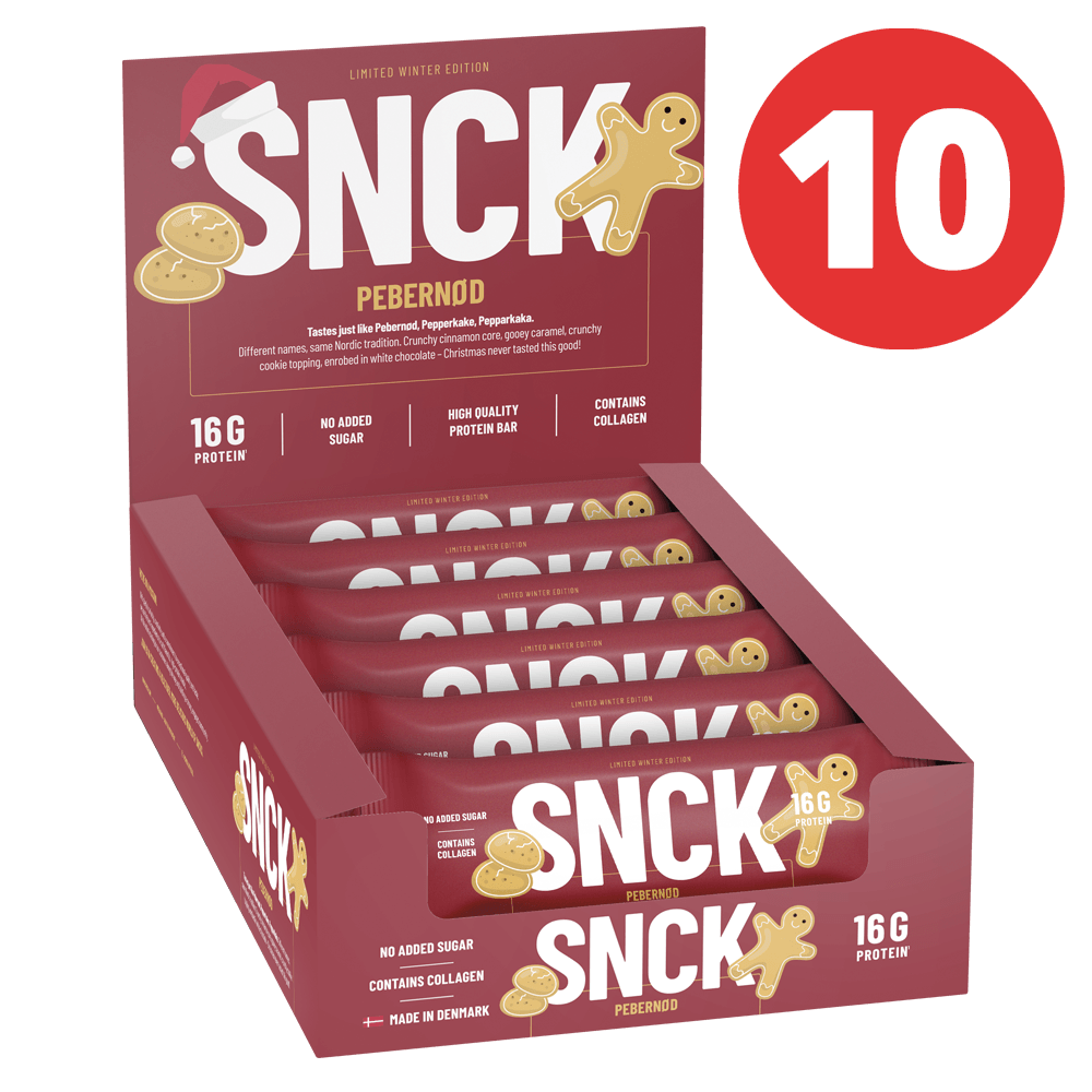 SNCK Protein Bar Pebernød - 55g.