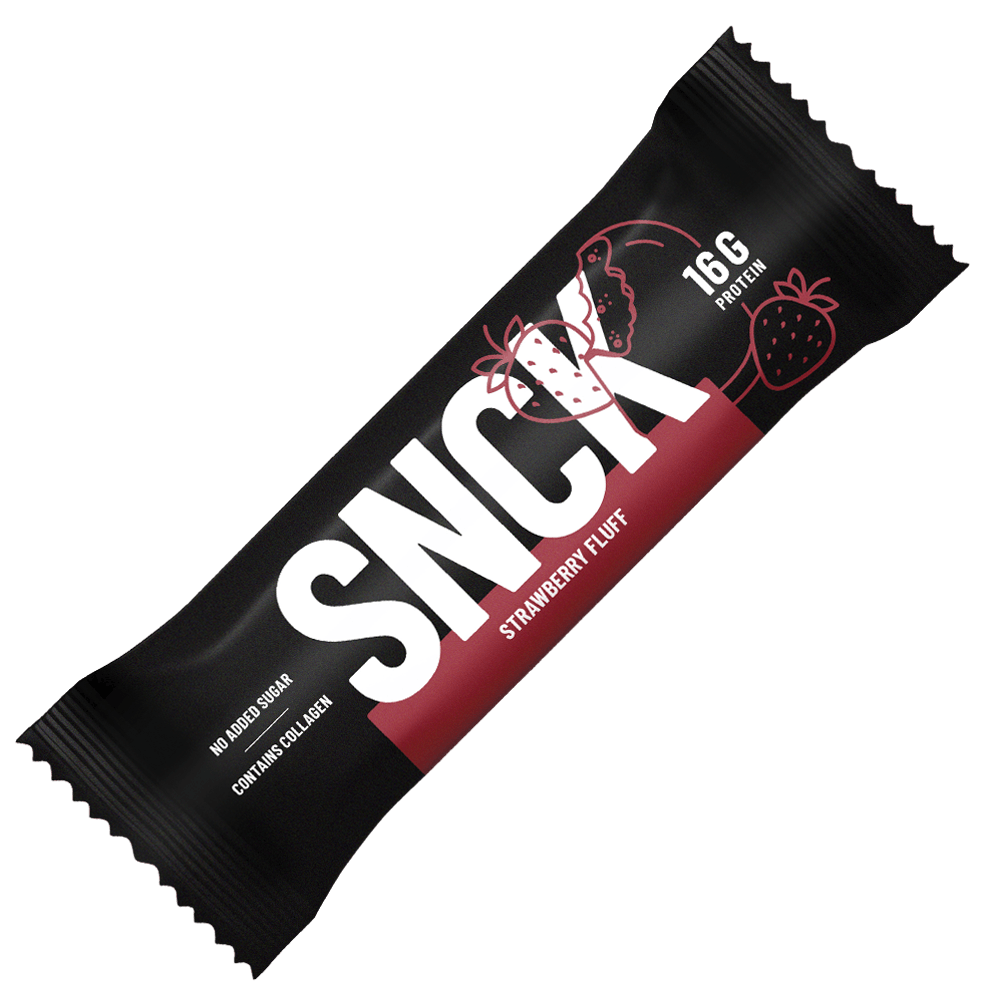 SNCK Protein Bar Strawberry Fluff - 55g.