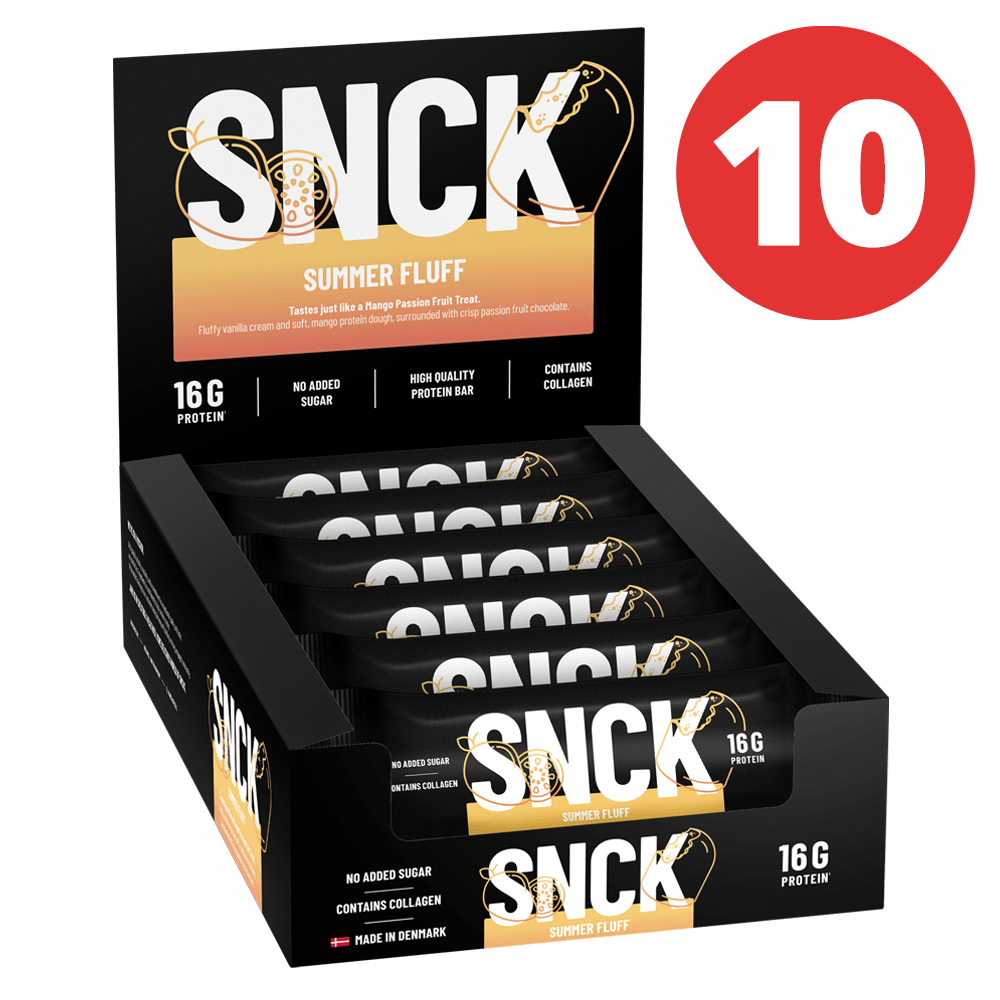 SNCK Protein Bar Summer Fluff - 10x55g.