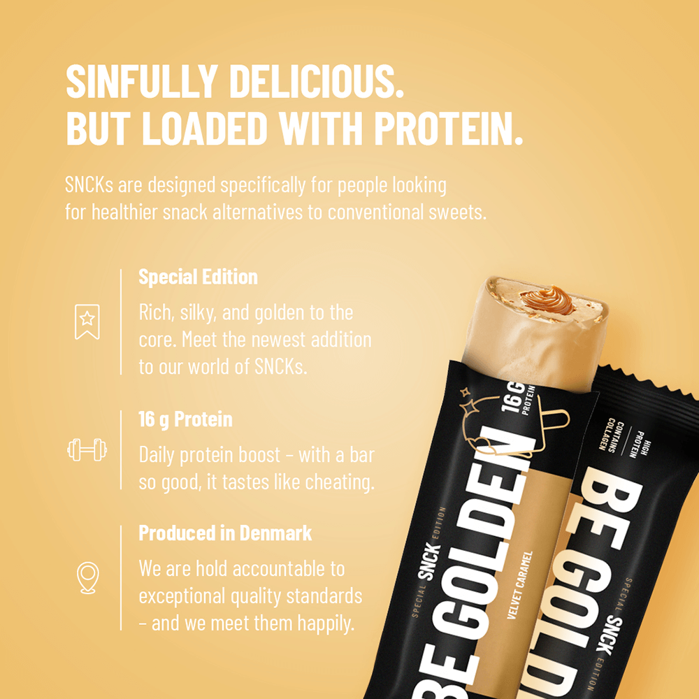SNCK Protein Bar Be Golden - 10x55g.