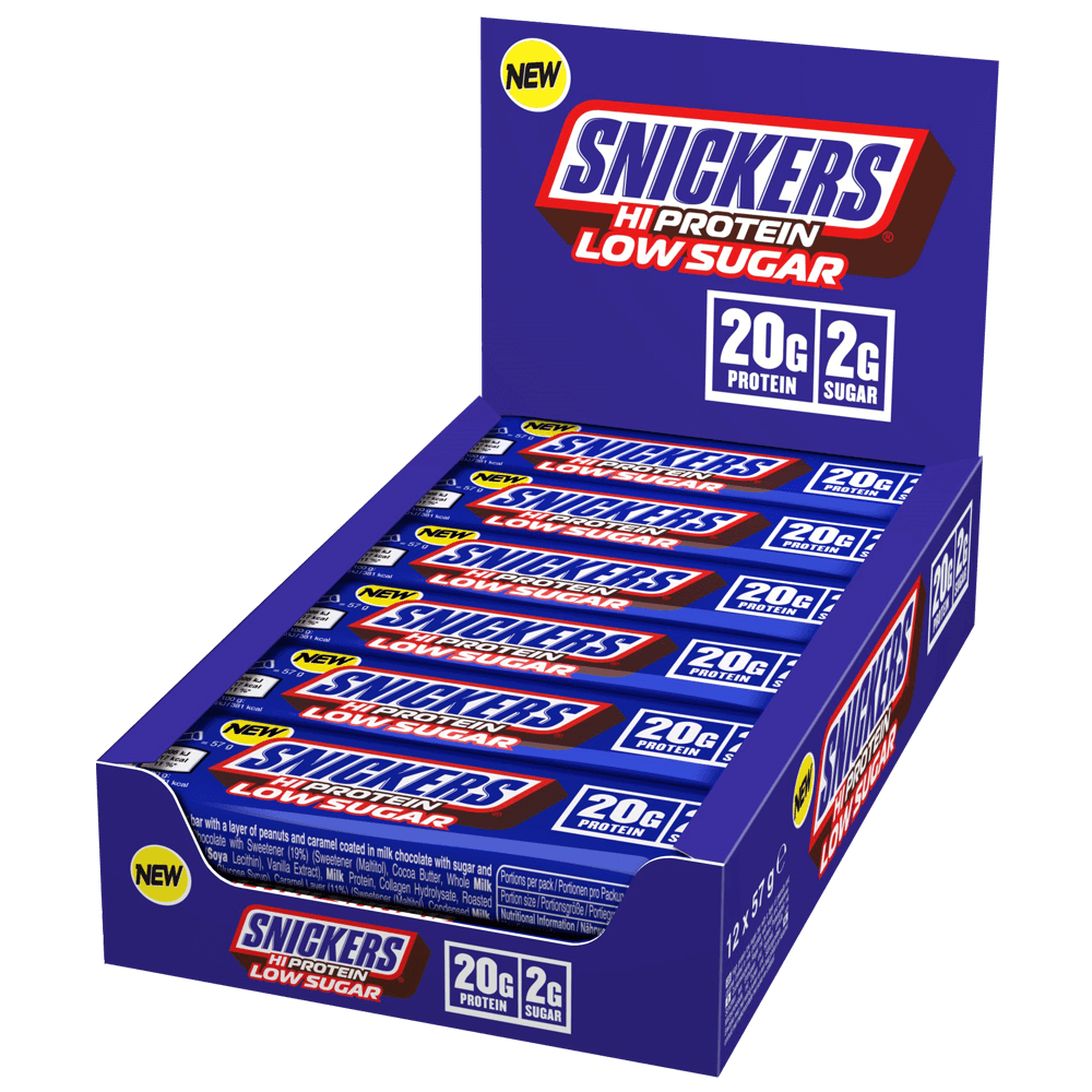 Snickers Hi-Protein Bar Low Sugar - 10x57g.