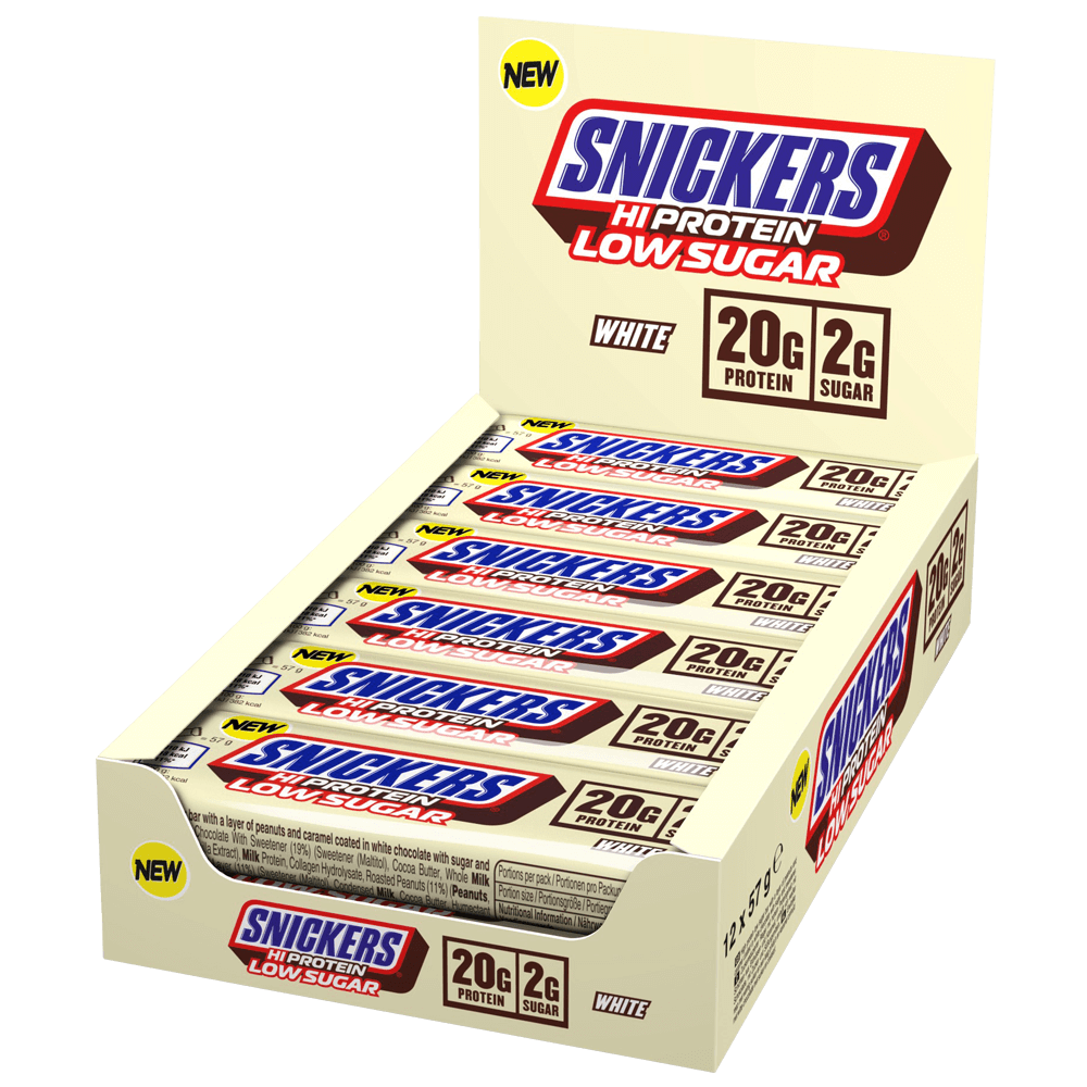 Snickers Hi-Protein White Bar Low Sugar - 57g.