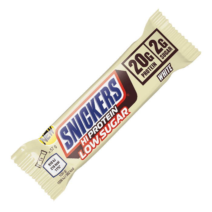 Snickers Hi-Protein White Bar Low Sugar - 57g.