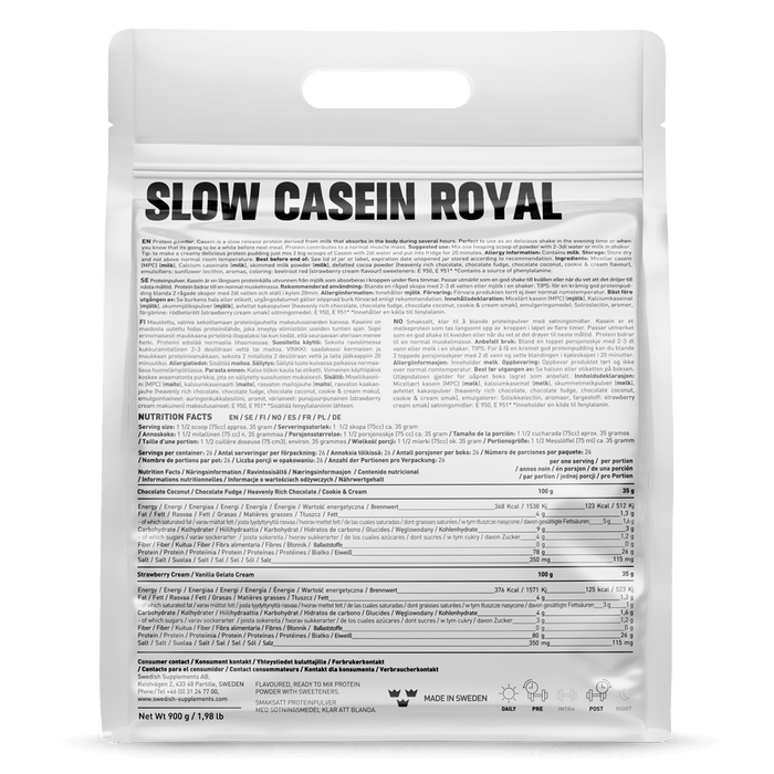 Casein Royal Vanilla Gelato - 900g.