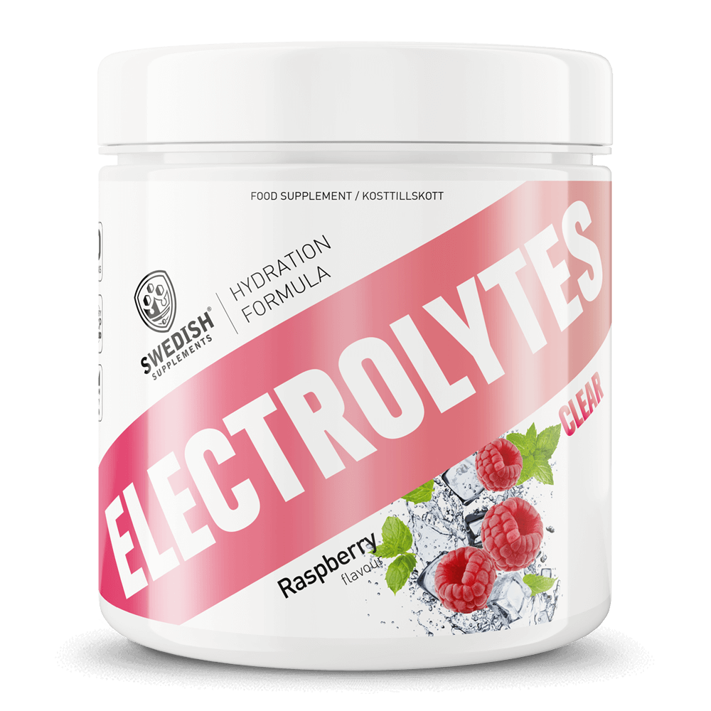 Clear Electrolytes Raspberry 240g Swedish Supplements