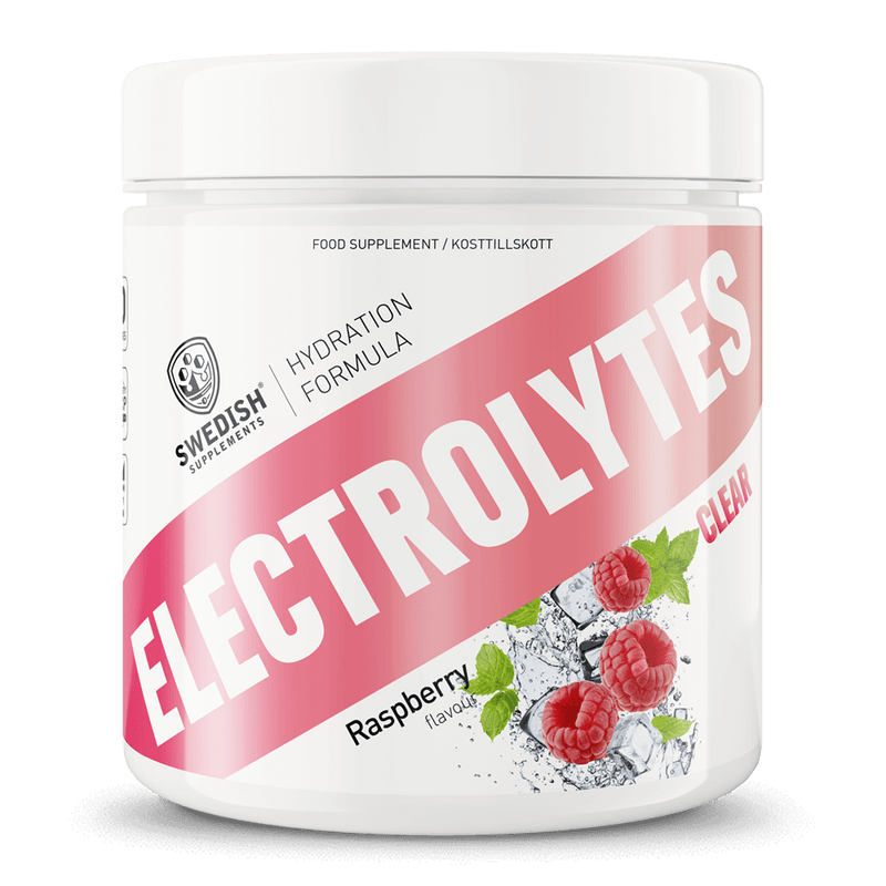 Clear Electrolytes Raspberry 240g Swedish Supplements