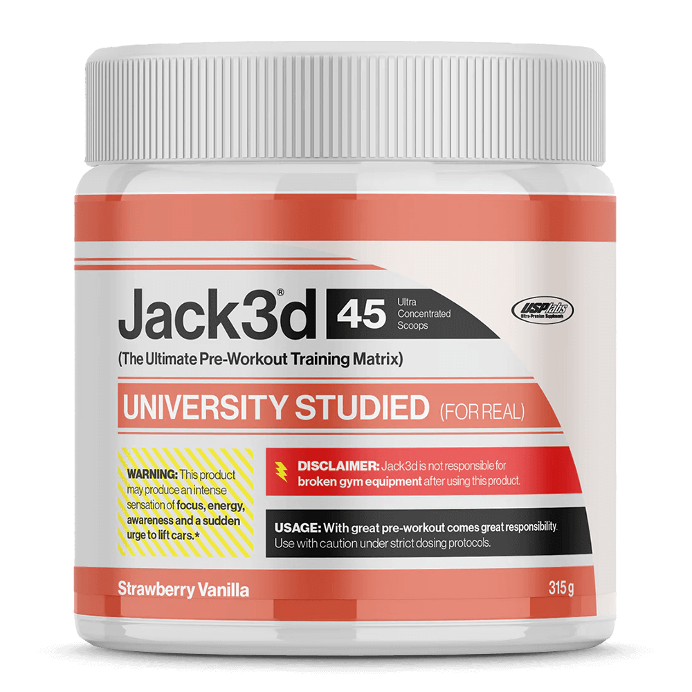 Jack3d Advanced Pre-Workout Strawberry Vanilla - 45 serv. +FREE ENERGY DRINK