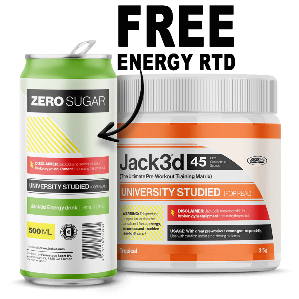 Jack3d Advanced Pre-Workout Tropical - 45 serv. +FREE ENERGY DRINK