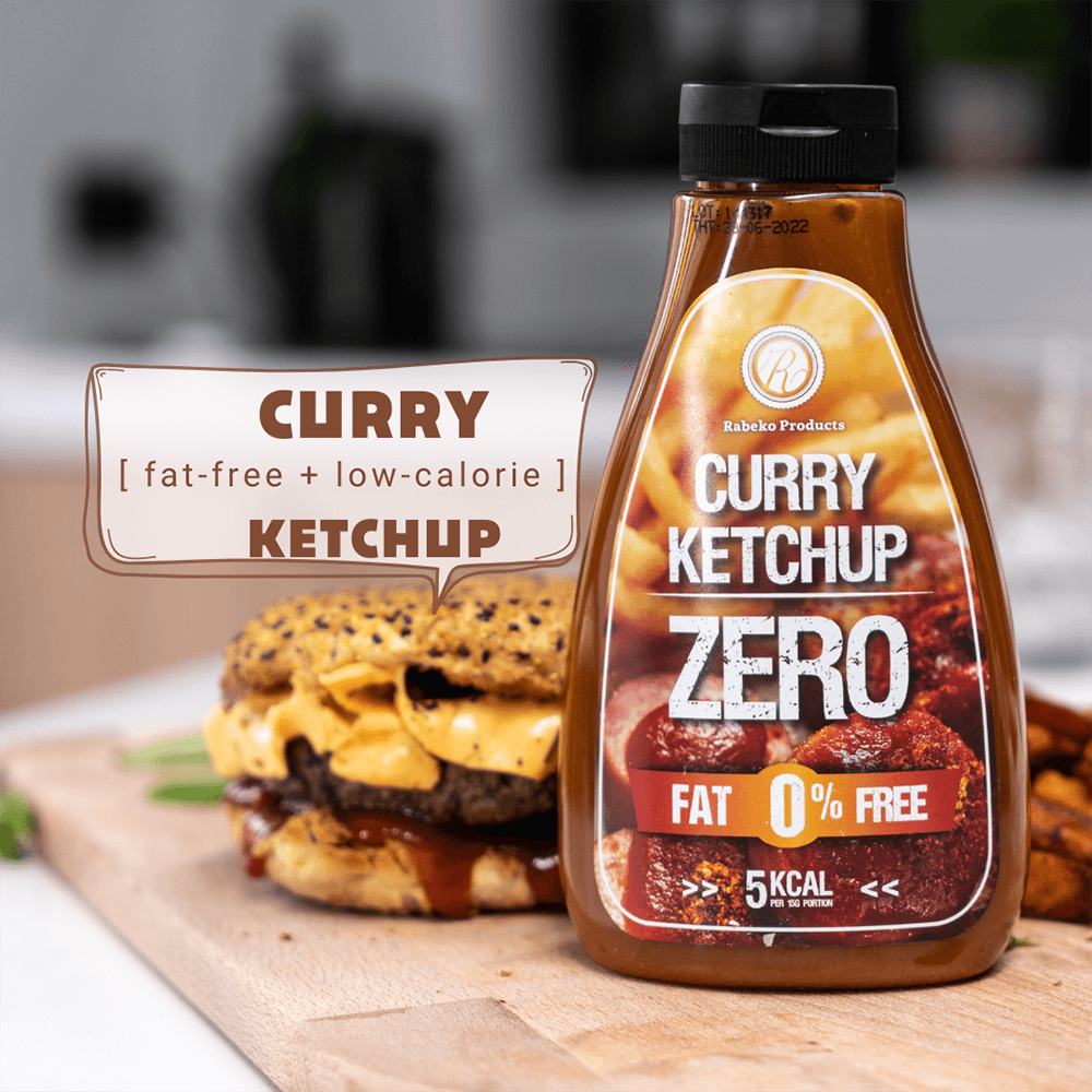 Rabeko Zero Curry Ketchup - 350ml.