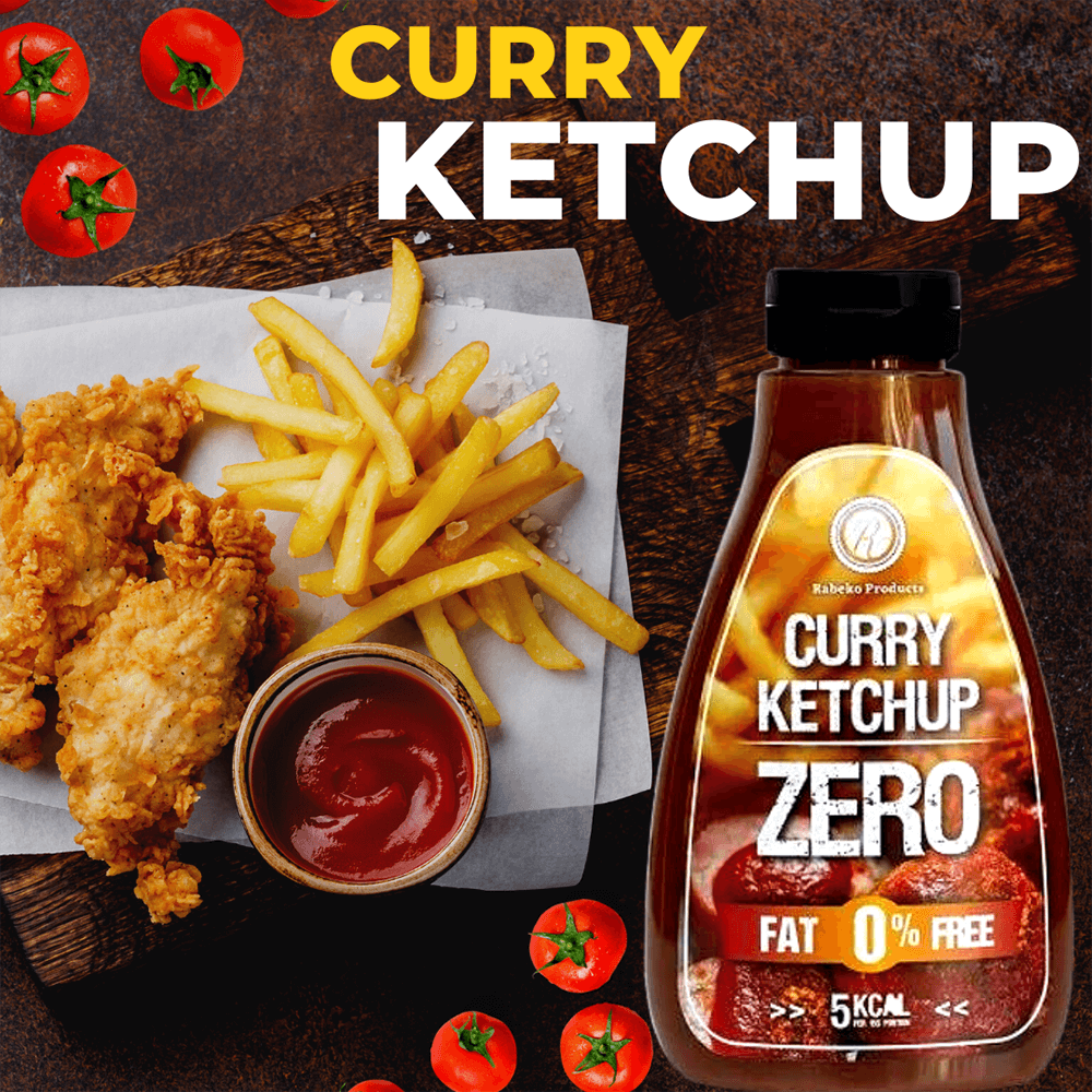 Rabeko Zero Curry Ketchup - 350ml.