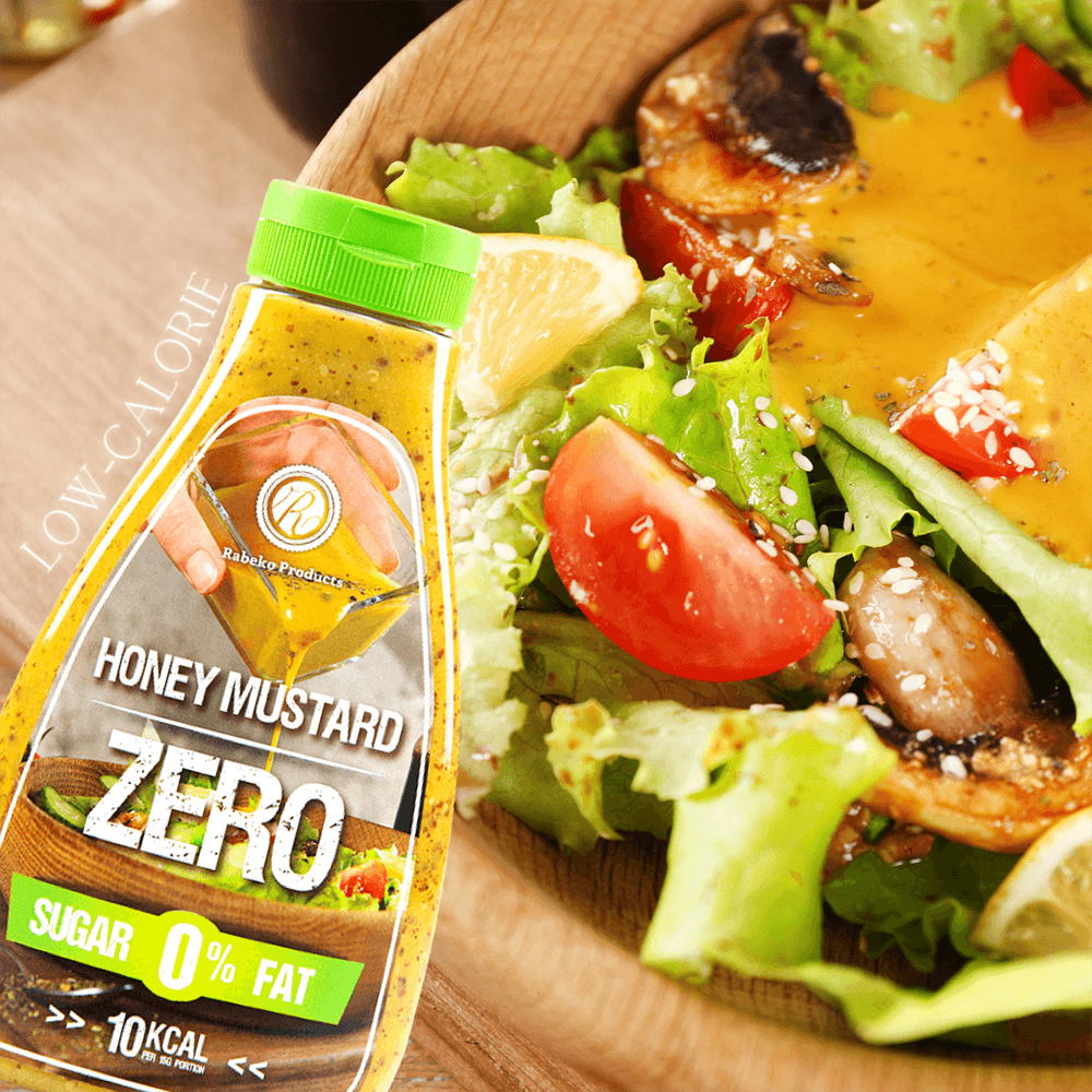 Rabeko Zero Honey Mustard Dressing - 350ml.