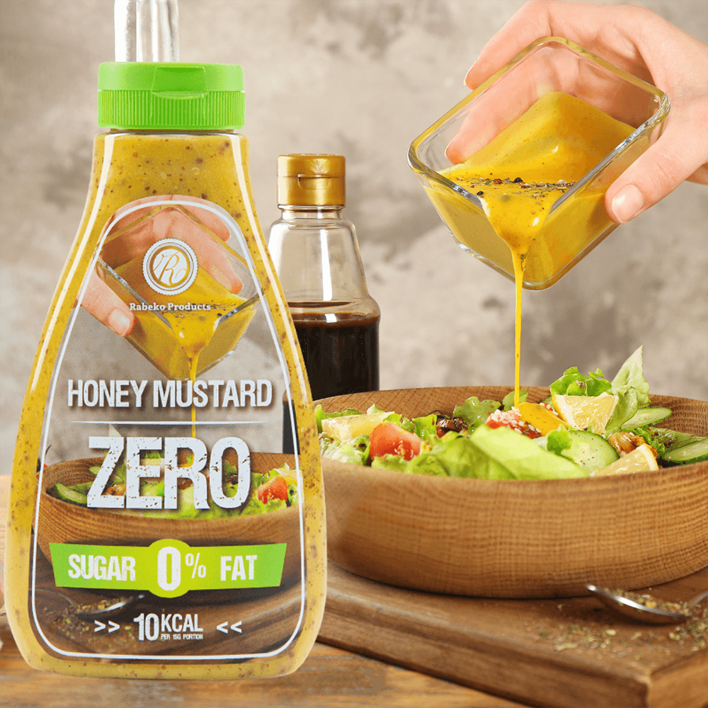 Rabeko Zero Honey Mustard Dressing - 350ml.