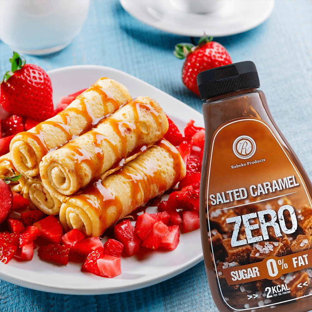 Rabeko Zero Salted Caramel Syrup - 350ml.