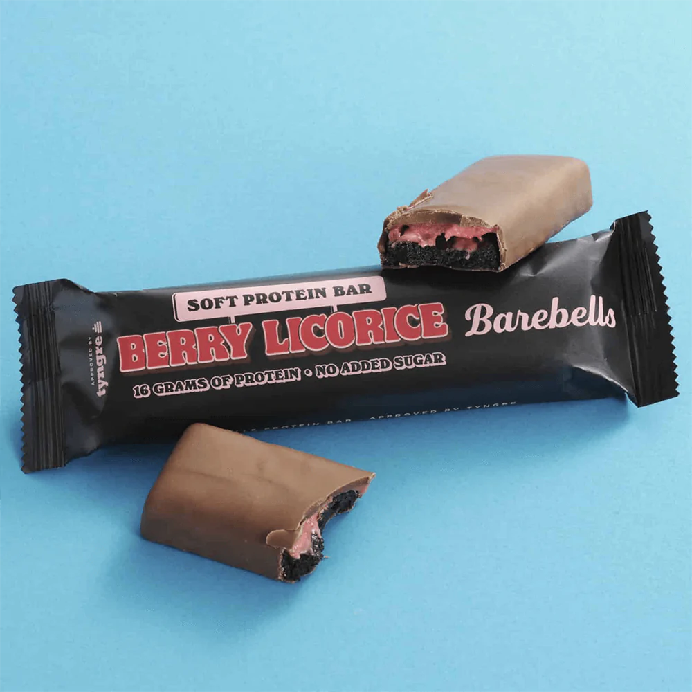 Barebells Soft Bar Berry Licorice - 55g.