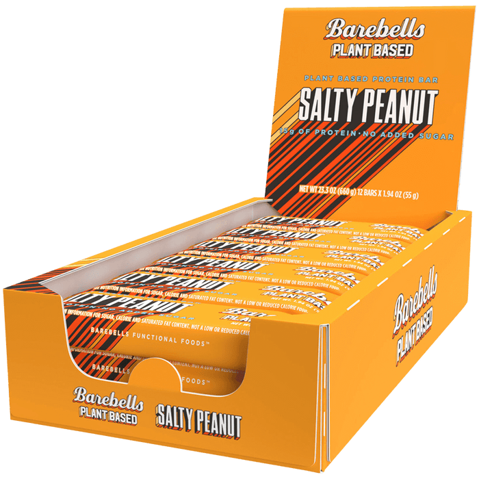 Barebells Vegan Protein Bar Salty Peanut - 12x55g.