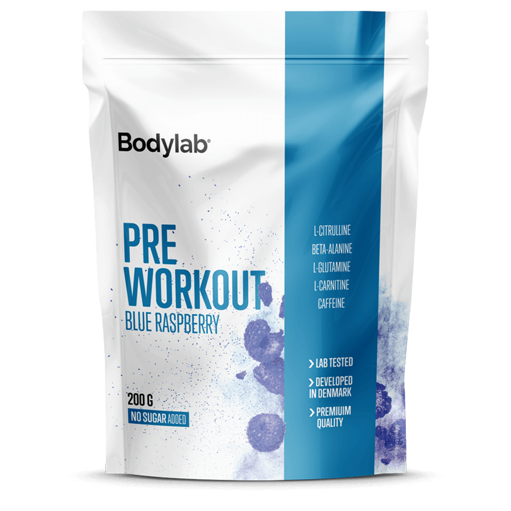 Pre Workout Blue Raspberry från Bodylab