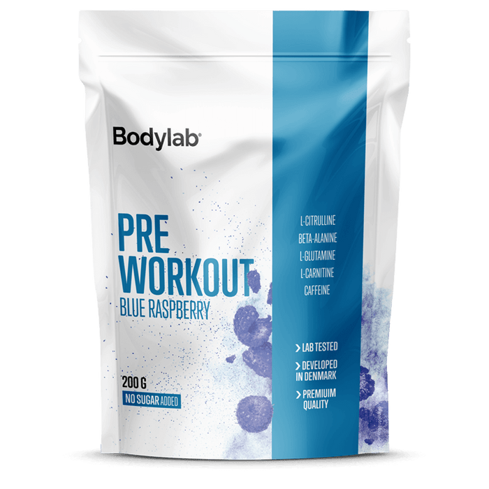 Pre Workout Blue Raspberry från Bodylab
