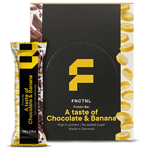 FNCTNL Protein Bar Chocolate & Banana - 12x55g.