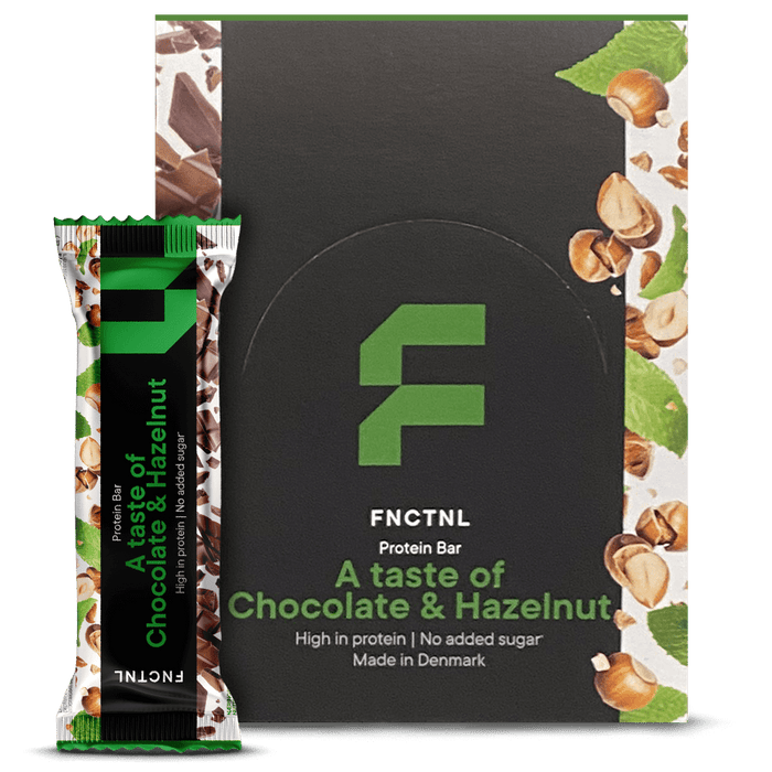 FNCTNL Protein Bar Chocolate & Hazelnut - 12x55g.
