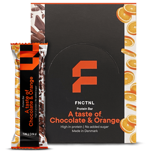 FNCTNL Protein Bar Chocolate & Orange - 12x55g.