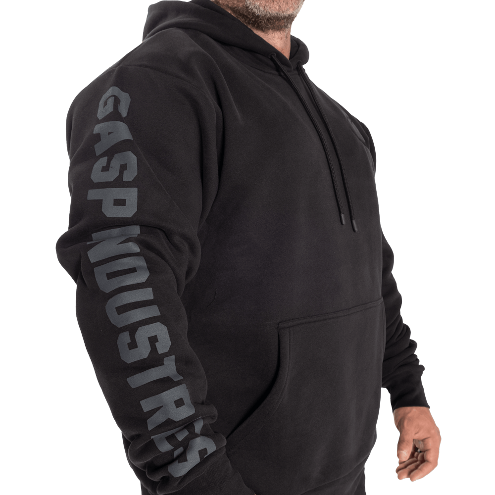 Gasp Logo Hoodie - Black