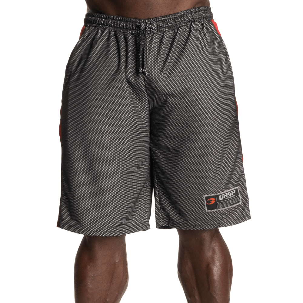 No1 Mesh Shorts - Black/Red