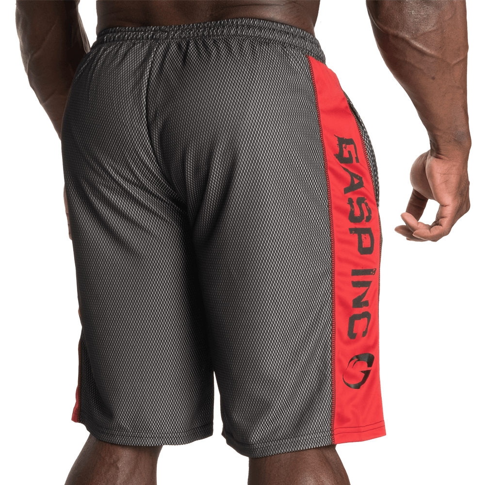 No1 Mesh Shorts - Black/Red