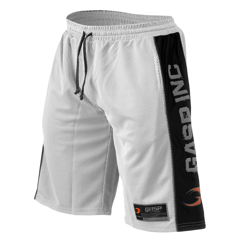 No1 Mesh Shorts - White/Black