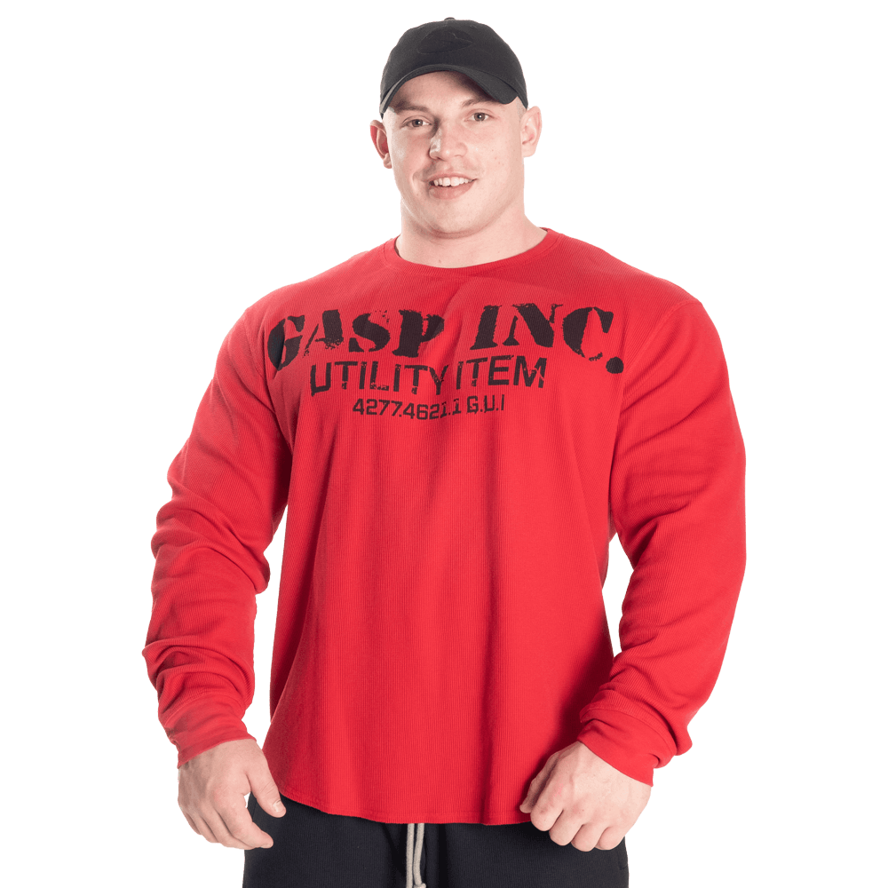 Thermal Gym Sweater - Chili Red