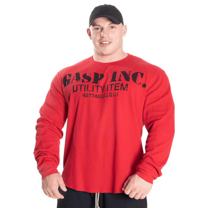 Thermal Gym Sweater - Chili Red