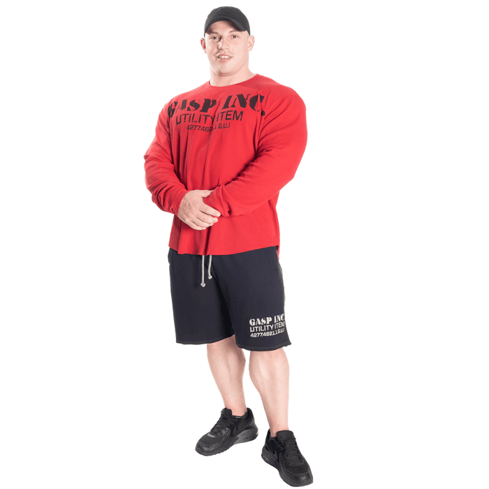 Thermal Gym Sweater - Chili Red