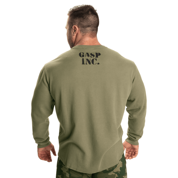 Thermal Gym Sweater - Washed Green