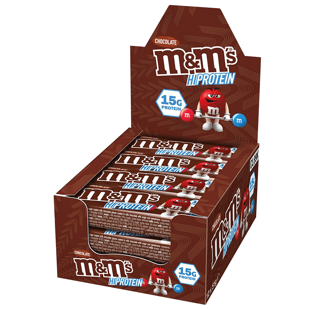 M&M's Protein Chocolate Bar - 10x51g.