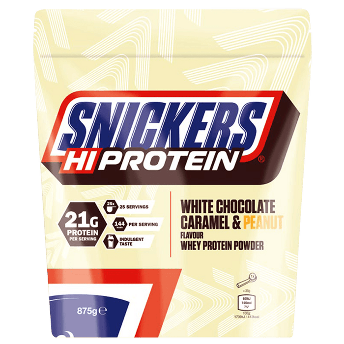 Snickers Hi-Protein Powder White Chocolate - 875g.