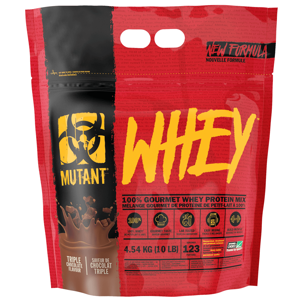 Mutant Whey Triple Chocolate - 4540g.