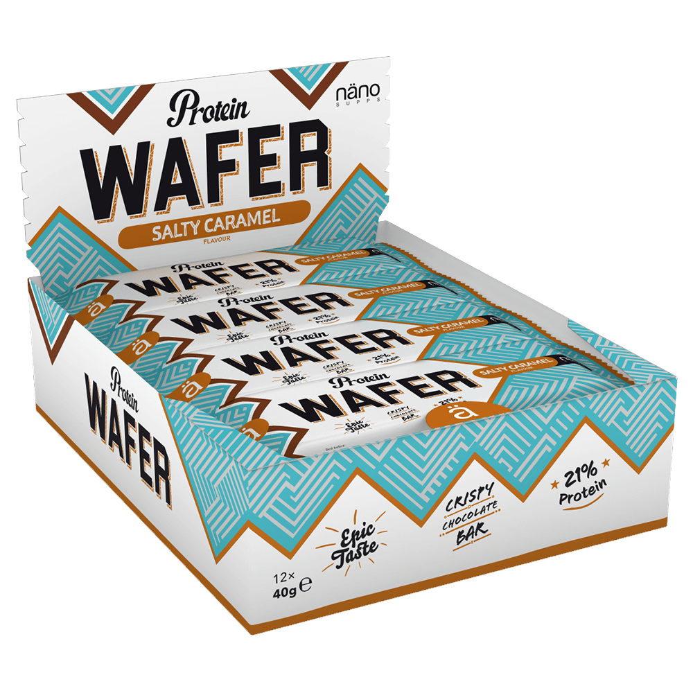 Protein Wafer Salty Caramel 12x40g. från Näno Supps