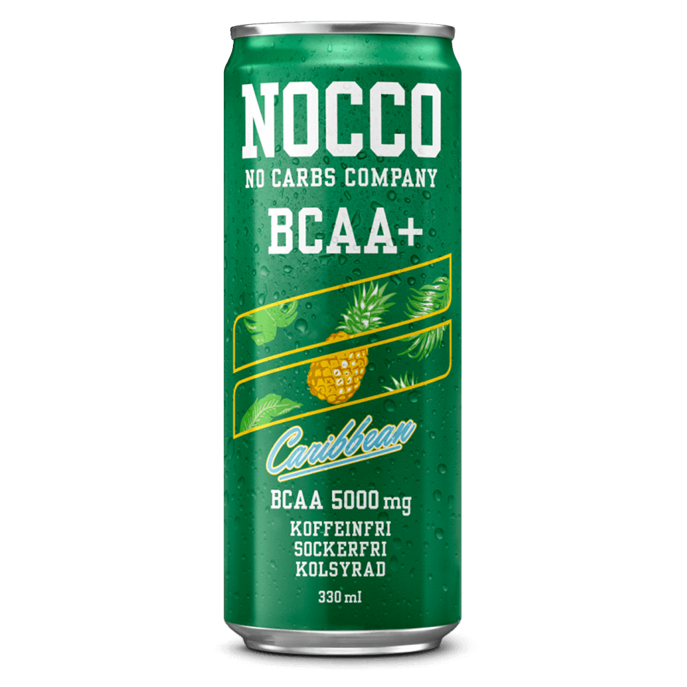 NOCCO BCAA+ Koffeinfri Caribbean - 24x330ml. (inkl. SE pant)