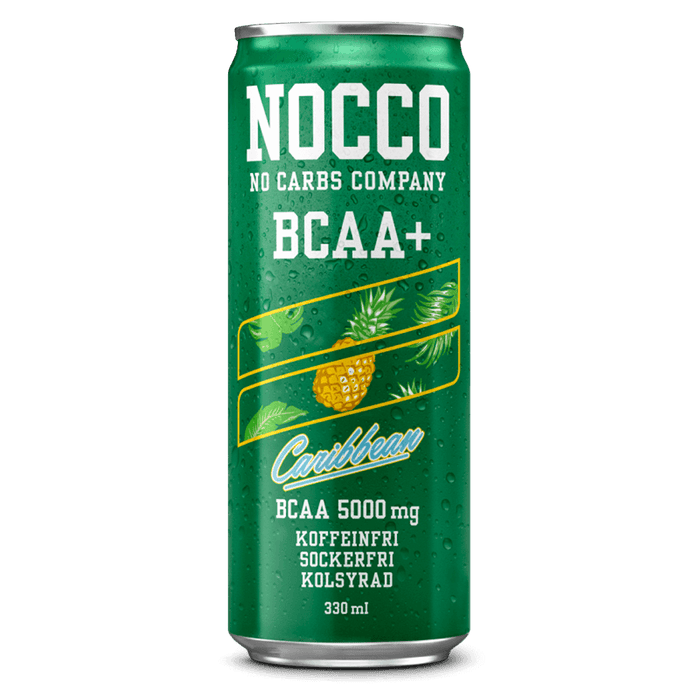 NOCCO BCAA+ Koffeinfri Caribbean - 24x330ml. (inkl. SE pant)