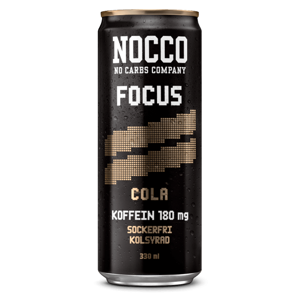 NOCCO Focus Cola - 24x330ml. (inkl. SE pant)