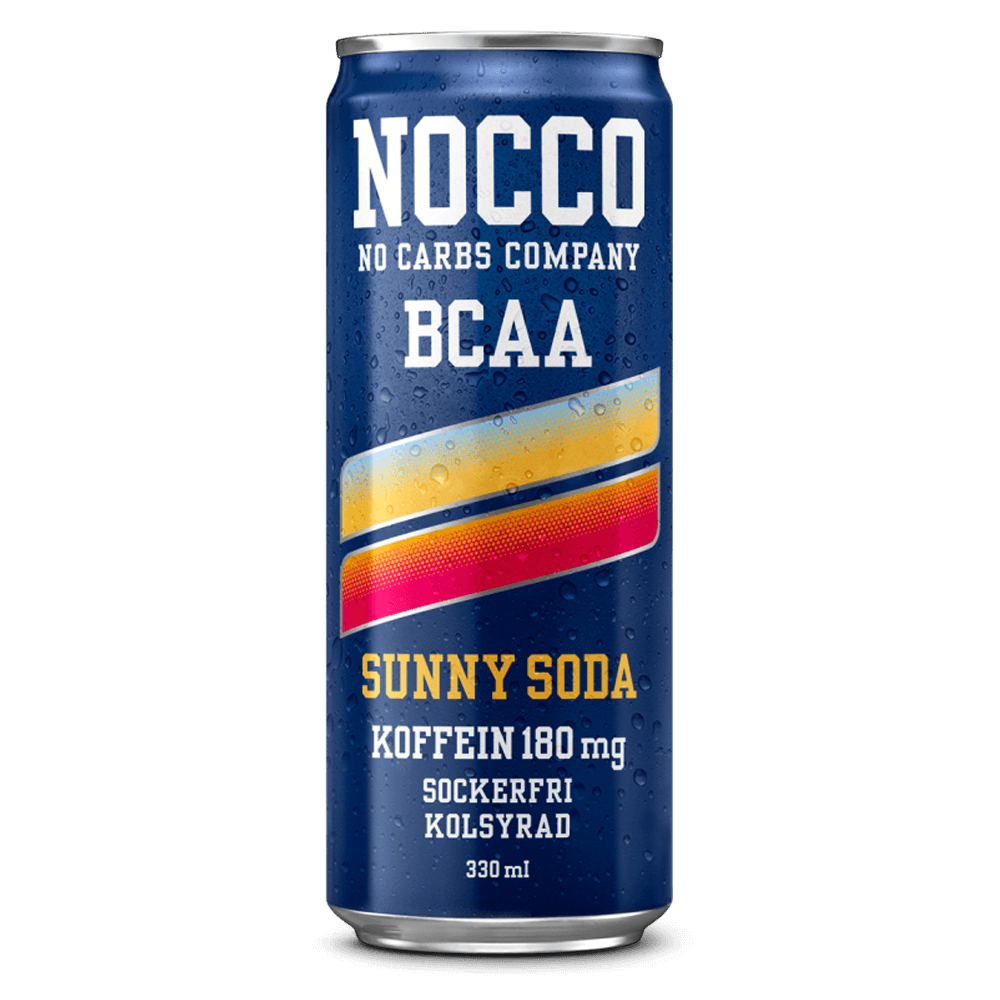 NOCCO BCAA Sunny Soda - 24x330ml. (inkl. SE pant)