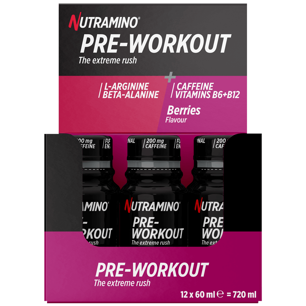 Pre-Workout Shot Berries - 12x60ml.