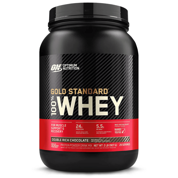 100% Whey Gold Standard Double Rich Chocolate - 908g.