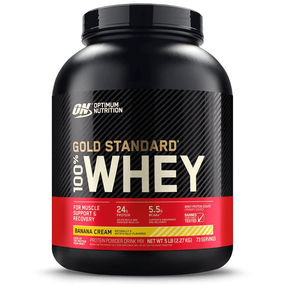 100% Whey Gold Standard Banana Cream - 2273g.