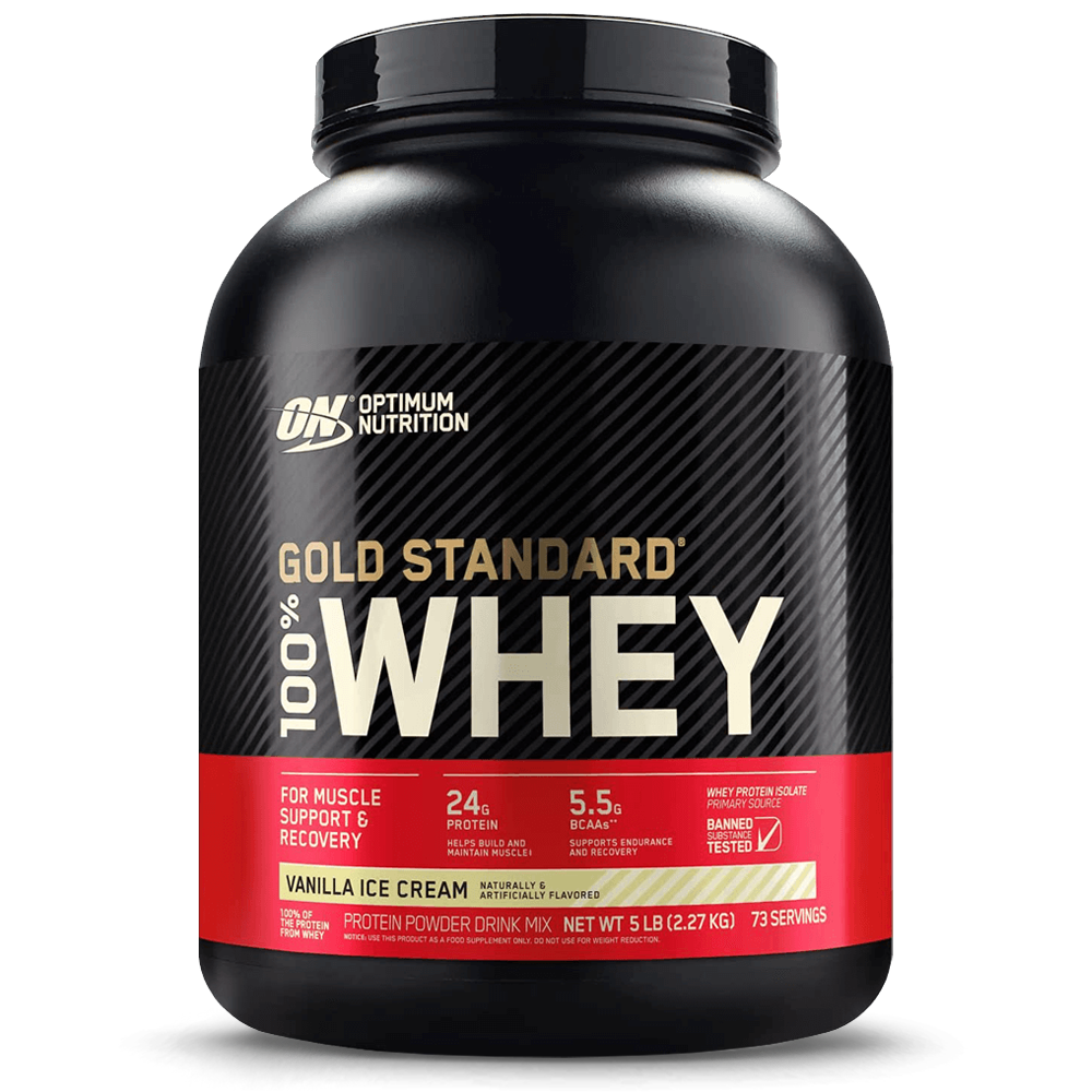 100% Whey Gold Standard Vanilla Ice Cream - 2273g.