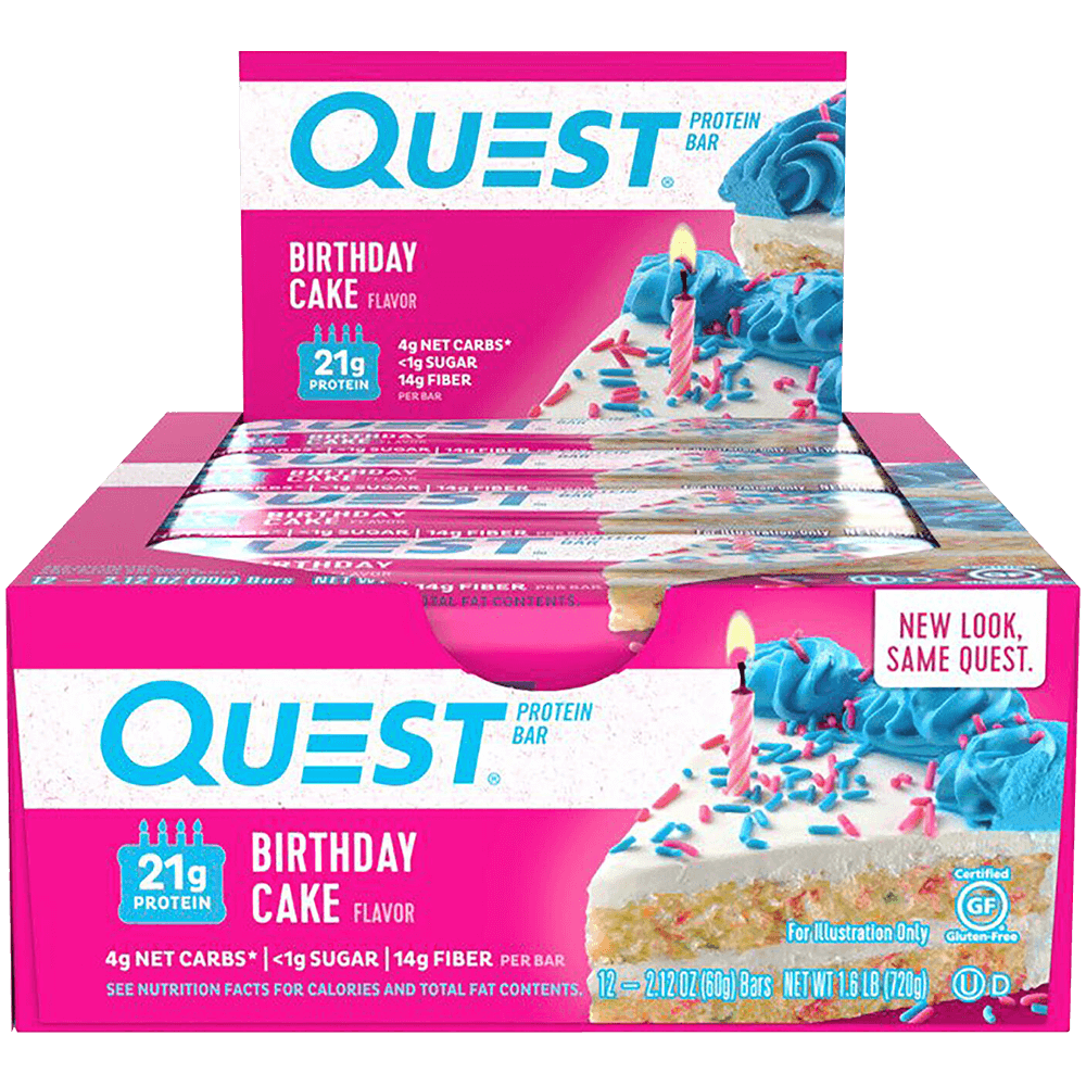 Quest Protein Bar Birthday Cake - 60g.