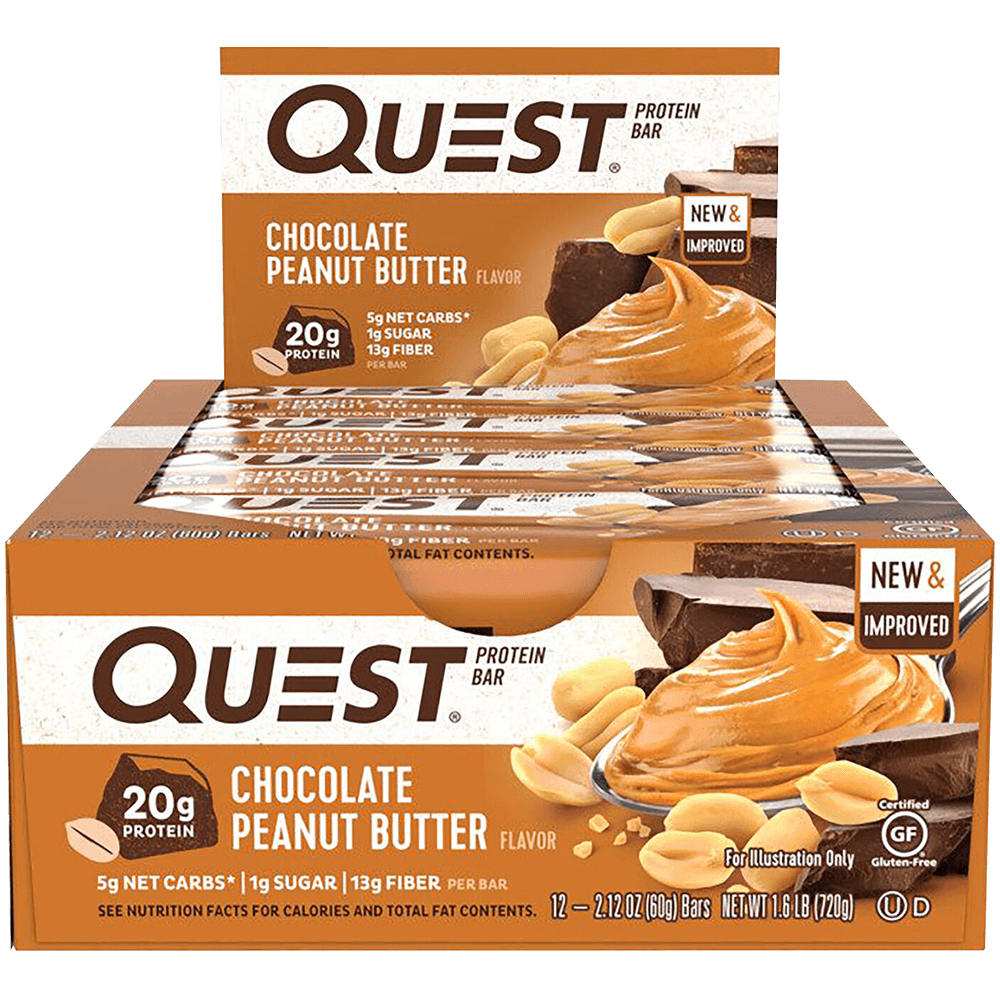 Quest Protein Bar Chocolate Peanut Butter - 60g.